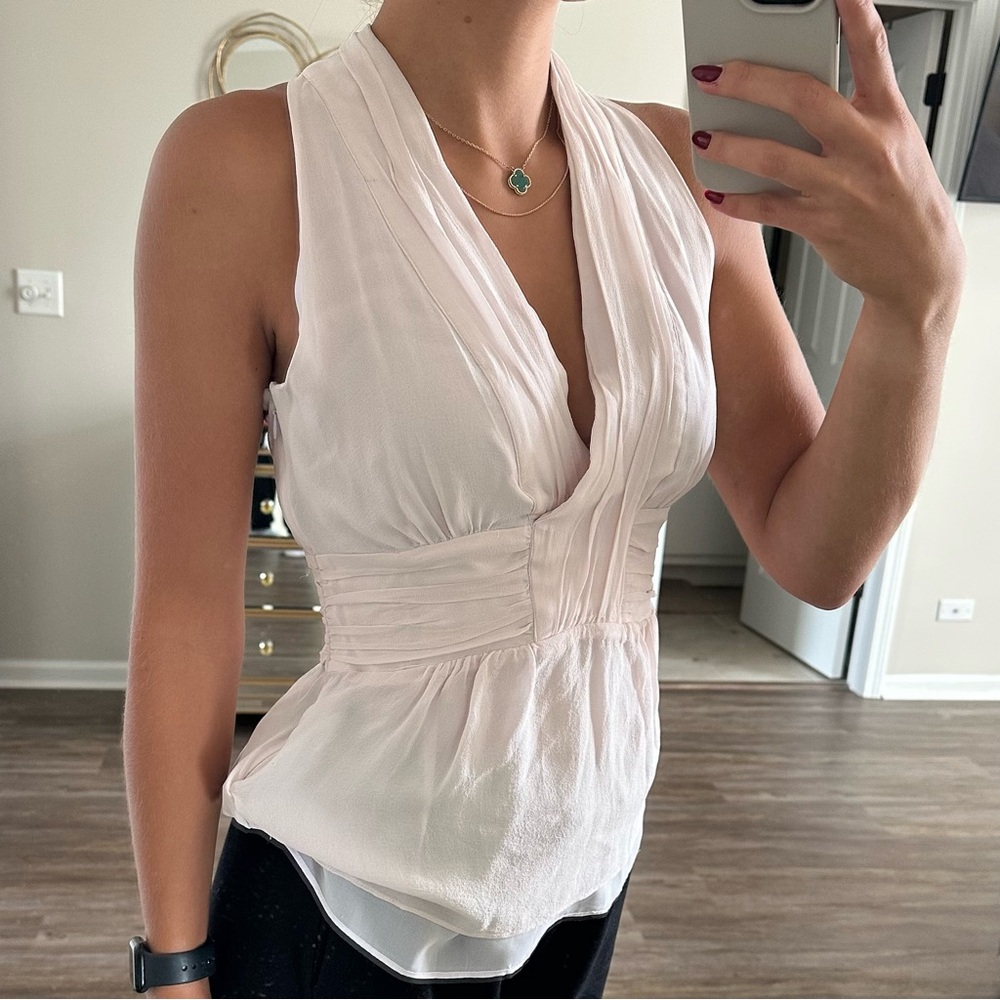 Banana Republic light pink top